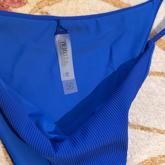 Berlook Royal Blue Tie-Side Bikini Bottom - Picture 4 of 5